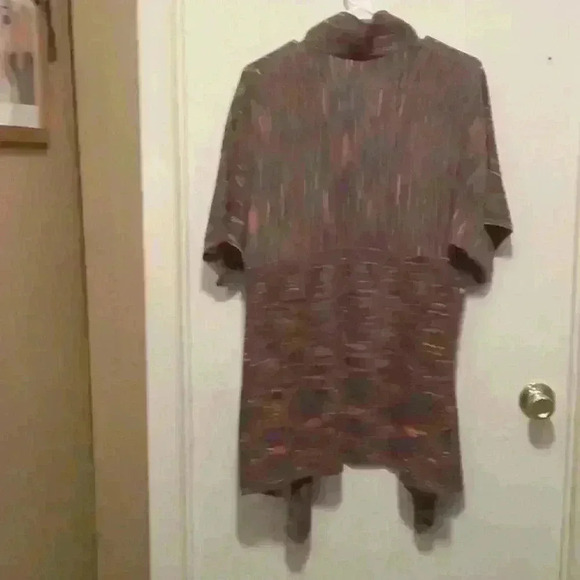 Multiples Multi Color Stripe Cardigan - Size Medium - Picture 5 of 5